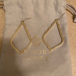 Kendra Scott gold earrings